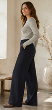 Load image into Gallery viewer, Para Mi Mira Twill Trouser in Navy
