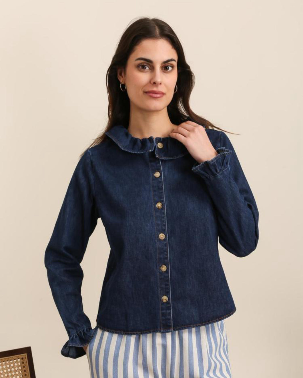 Lauren Dark Denim Shirt