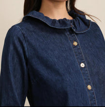 Load image into Gallery viewer, Lauren Dark Denim Shirt
