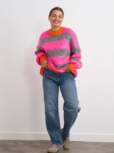 Load image into Gallery viewer, Willow Hot Pink Stripe Knit
