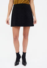 Load image into Gallery viewer, Clara Velvet Sparkle Mini Skirt
