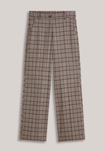 Load image into Gallery viewer, Summum Burgundy Check Trousers

