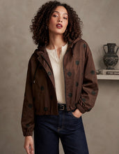 Load image into Gallery viewer, Kate Brown &amp; Black Polka Dot Hooded Jacket
