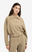 Load image into Gallery viewer, Yaya Short oversized Jacket with ribbed hem
