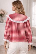 Load image into Gallery viewer, Kellie Gingham Blouse
