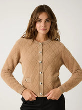 Load image into Gallery viewer, More and More Camel Jacquard  Cardi
