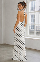 Load image into Gallery viewer, Brooke White Polka Dress *NEW
