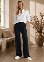 Load image into Gallery viewer, Para Mi Mira Twill Trouser in Navy
