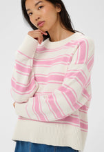 Load image into Gallery viewer, Part Two SerafinePW Pullover Orchid Smoke Stripes
