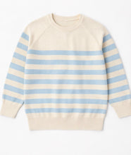 Load image into Gallery viewer, Nora Lightweight Blue Stripe Sweater
