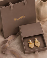 Load image into Gallery viewer, Celine Convertible Heart Earrings
