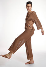 Load image into Gallery viewer, Allegra Tan Mesh Top
