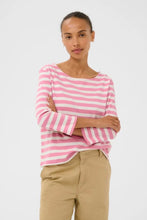 Load image into Gallery viewer, Part Two NelaPW T Shirt Orchid Stripe
