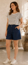 Load image into Gallery viewer, More &amp; More Dark Denim Shorts
