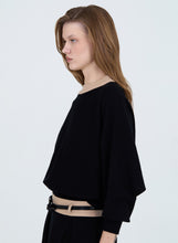 Load image into Gallery viewer, Skatie Black Camel Batwing Sweatshirt
