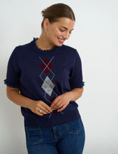 Load image into Gallery viewer, Willow Navy Argyle
