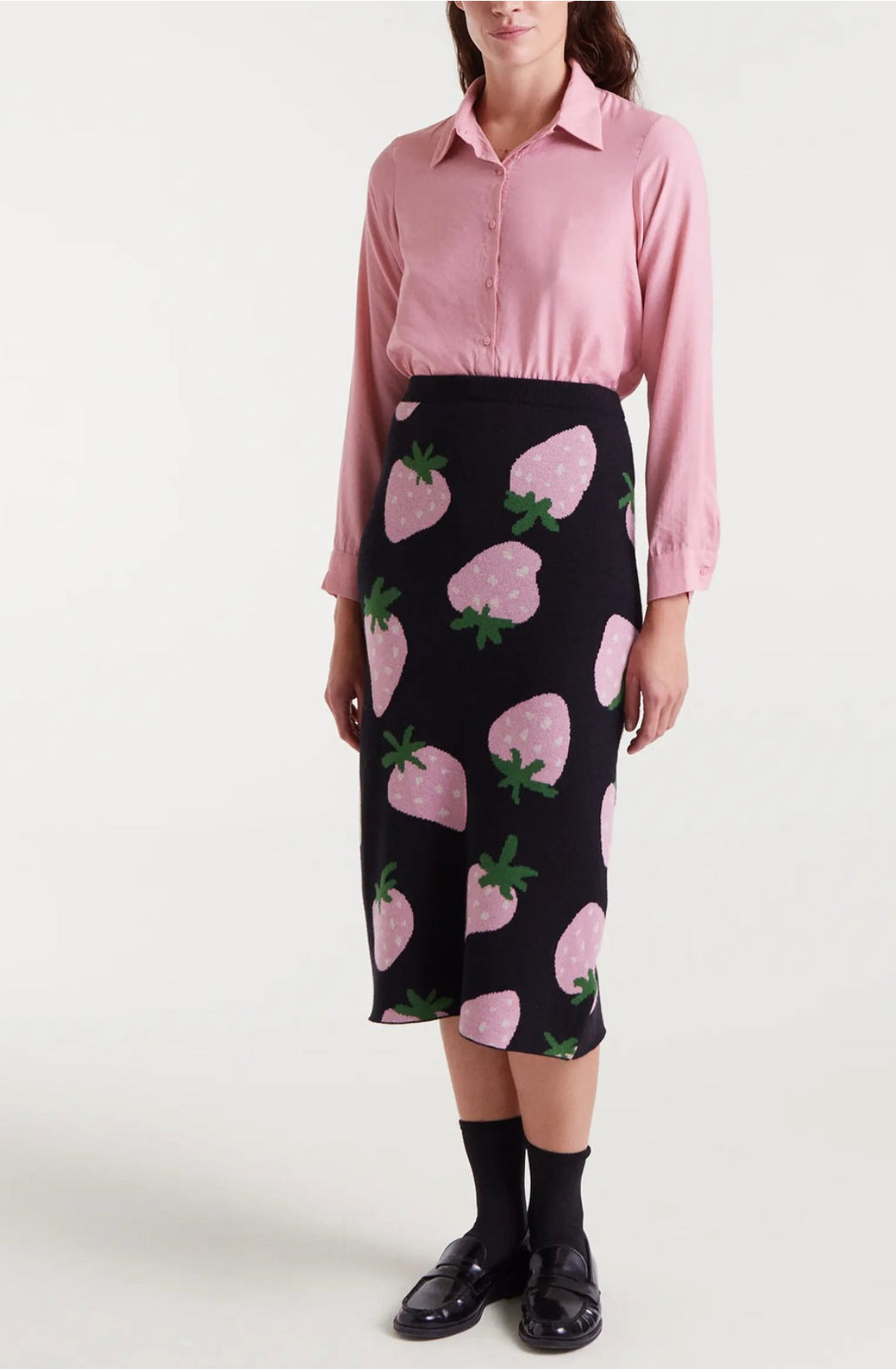 Clara Strawberry Skirt