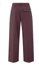 Load image into Gallery viewer, Yasmine Wide Leg Trs Fudge Purple
