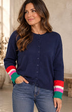Load image into Gallery viewer, This Girl's Curiosity Navy Cardigan
