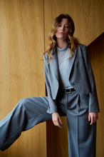 Load image into Gallery viewer, Feria Grey Stripe Box Jacket
