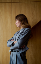 Load image into Gallery viewer, Feria Grey Stripe Box Jacket
