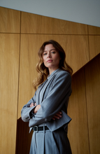 Load image into Gallery viewer, Feria Grey Stripe Box Jacket
