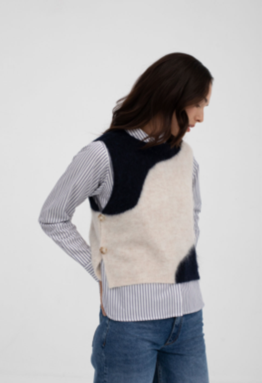 Mus Navy/Cream Tank