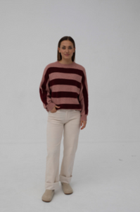 Mus Pink/Ruby Knit