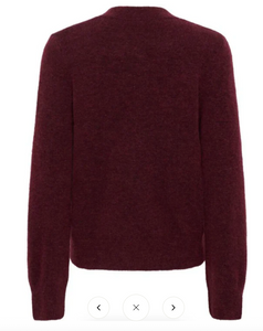 InWear Guni V Neck Cabernet