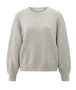 Yasmine Ribbed Sweater Mocha