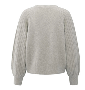 Yasmine Ribbed Sweater Mocha