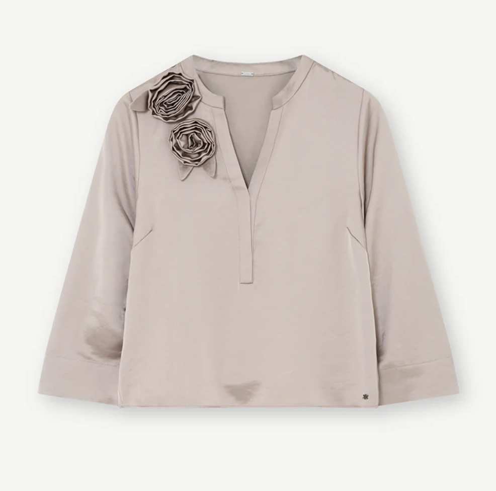 Grace Silky Black Top Soft Pewter