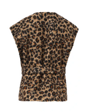 Load image into Gallery viewer, Sadie 25543 CAMEL/BLACK GILET
