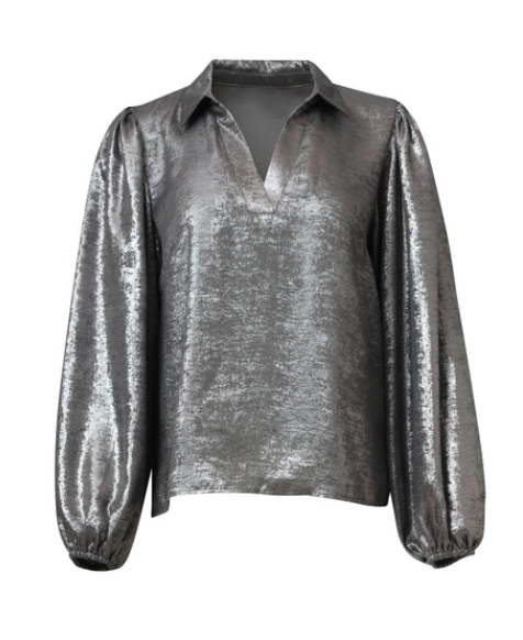 Sadie 25633 Blouse Silver