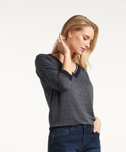 Load image into Gallery viewer, Sadie 25670 Top Navy
