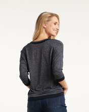 Load image into Gallery viewer, Sadie 25670 Top Navy
