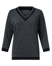 Load image into Gallery viewer, Sadie 25670 Top Navy
