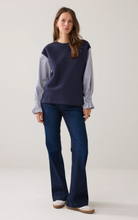 Load image into Gallery viewer, Summum Mix Navy Sweat/Shirt
