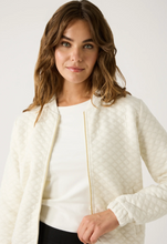 Load image into Gallery viewer, More and More Cream Zipped Cardi

