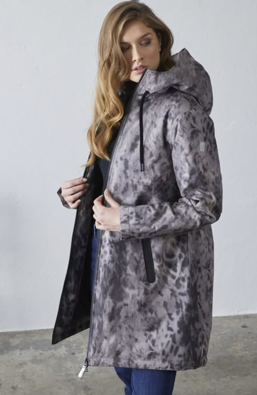 Etage Brown Drops Rain Jacket