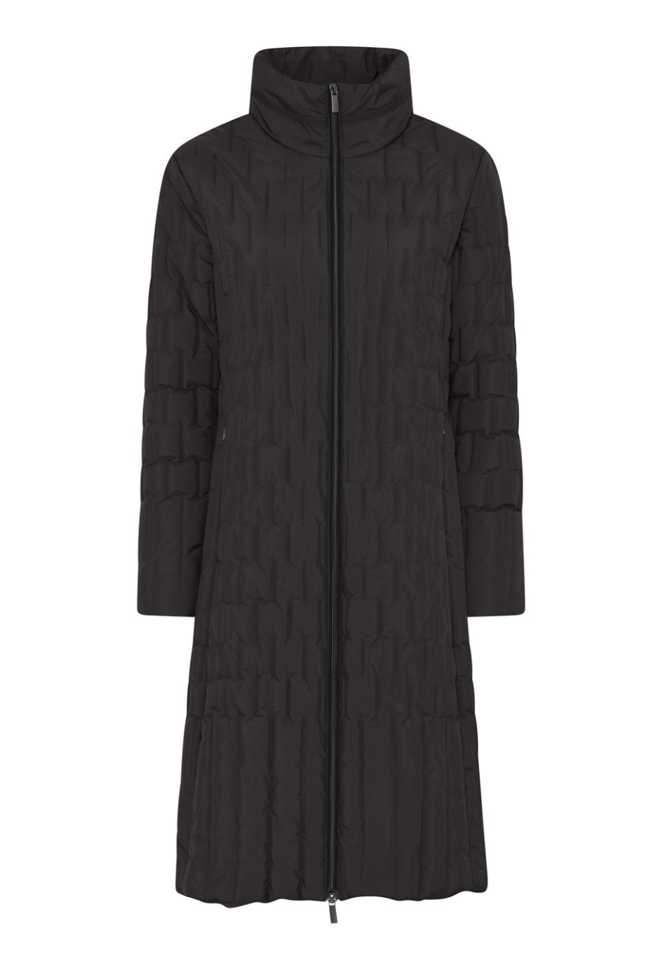 Etage Black Quilted Coat