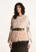 Load image into Gallery viewer, Faye Faux Gilet Ecru
