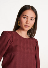 Load image into Gallery viewer, Faye Burgundy Top
