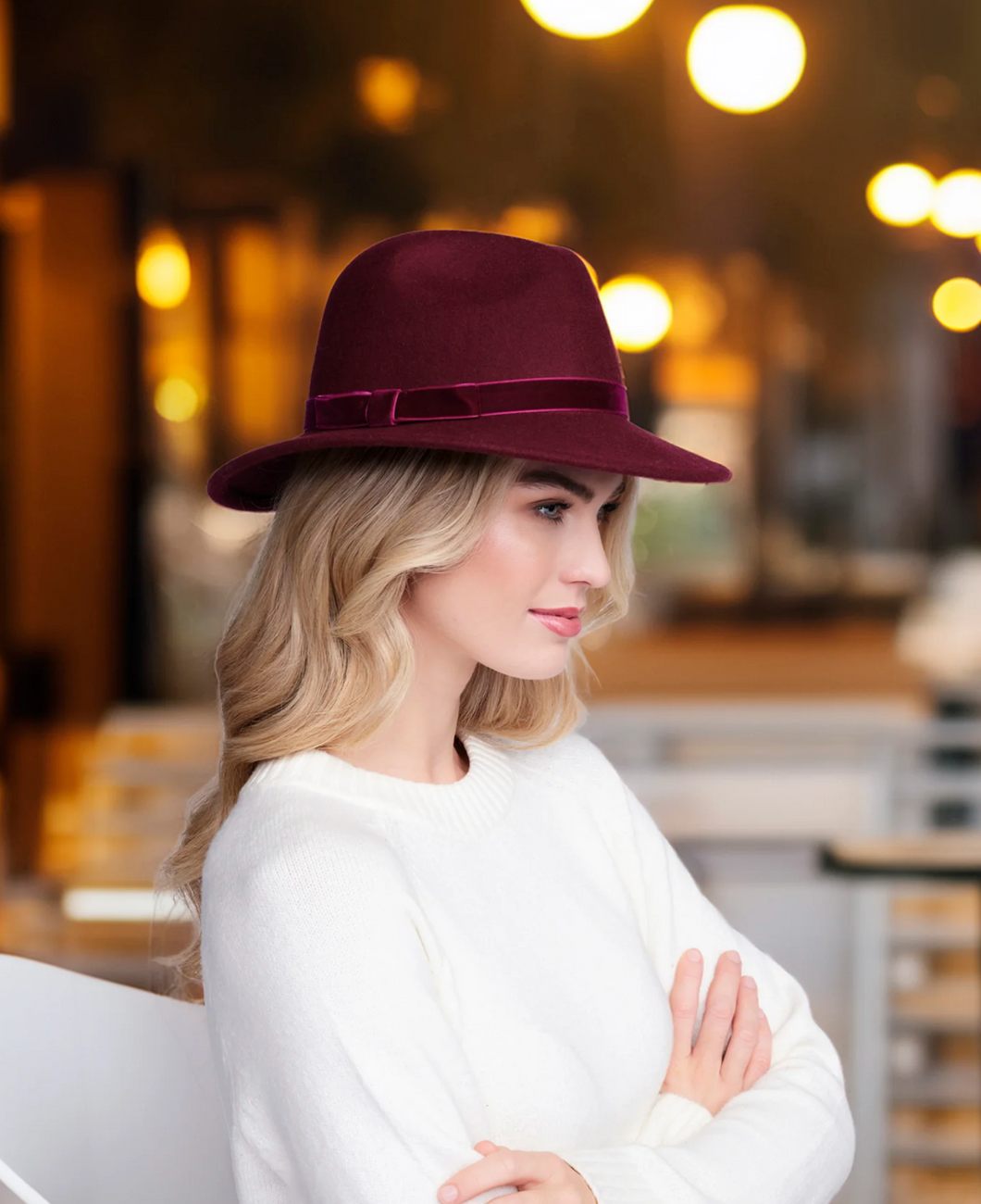 PR Serena Hat Burgundy