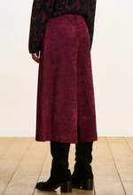 Load image into Gallery viewer, Faye Eda Burgundy Cord Culotte
