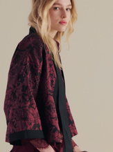 Load image into Gallery viewer, Summum Merlot Jacquard Jacket
