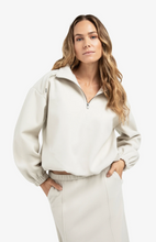 Load image into Gallery viewer, Yasmine Zip Turtleneck Cloud Grey
