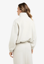 Load image into Gallery viewer, Yasmine Zip Turtleneck Cloud Grey
