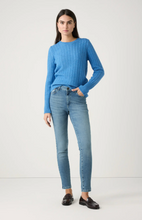 Load image into Gallery viewer, More and More Powder Blue Cableknit
