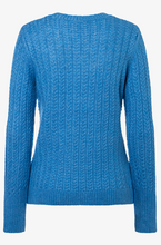 Load image into Gallery viewer, More and More Powder Blue Cableknit
